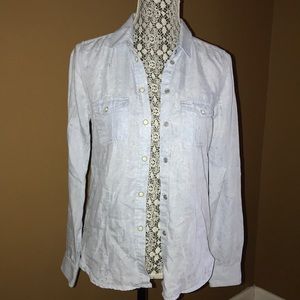 Vintage Boyfriend Button Down Top